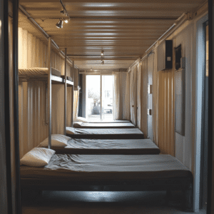 Shipping containers for disaster relief